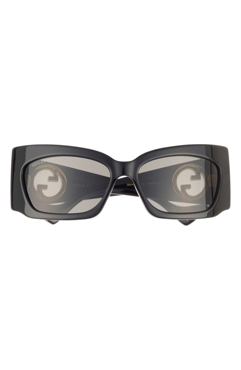 62mm Rectangular Sunglasses