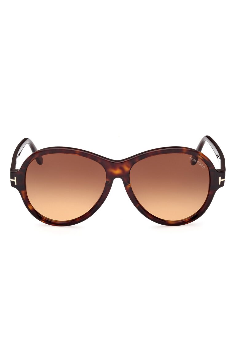 59mm Round Sunglasses