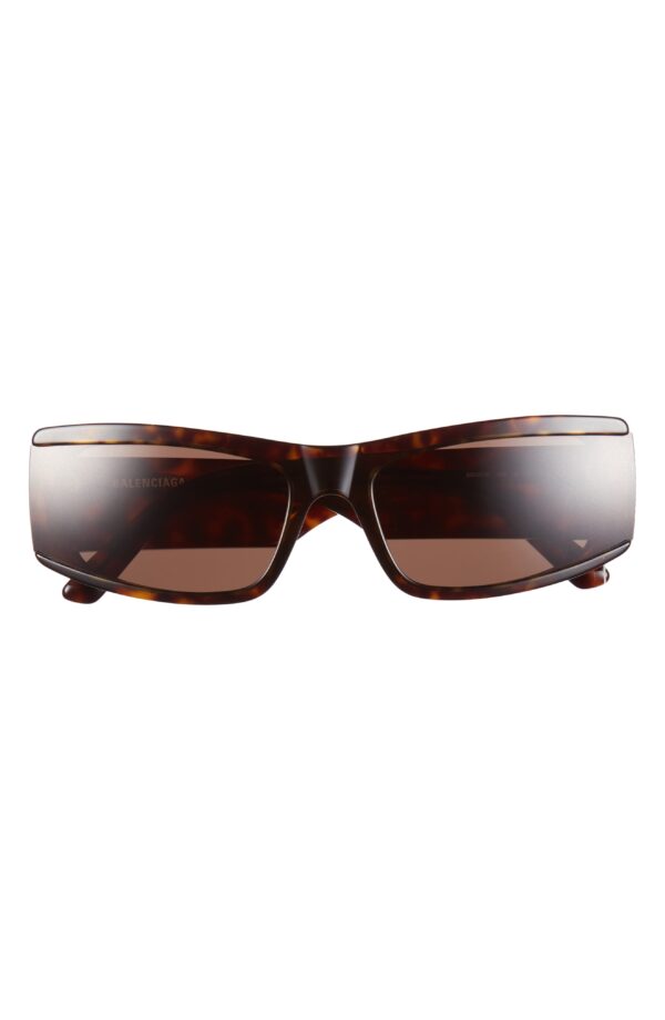 66mm Oversize Rectangular Sunglasses