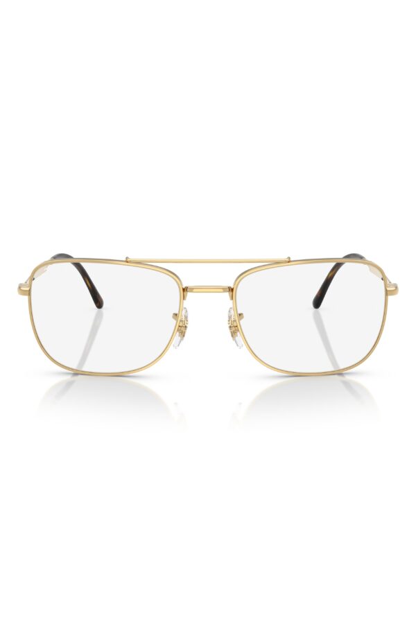 62mm Polarized Oversize Rectangular Transition Sunglasses