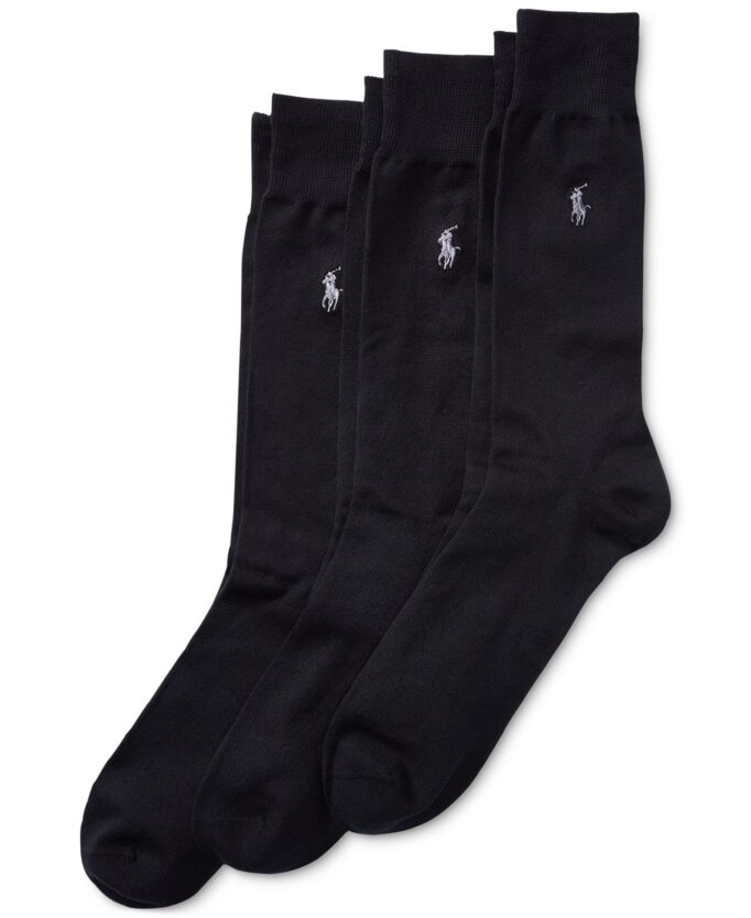 Men's Supersoft Dress Socks, 3-Pack