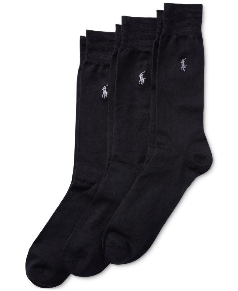 Men's Supersoft Dress Socks, 3-Pack