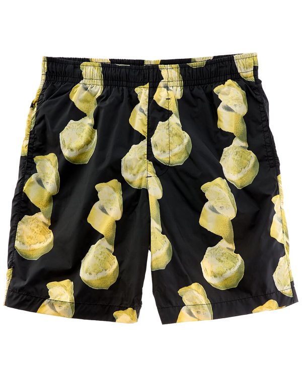 Lemon Print Swim Trunk