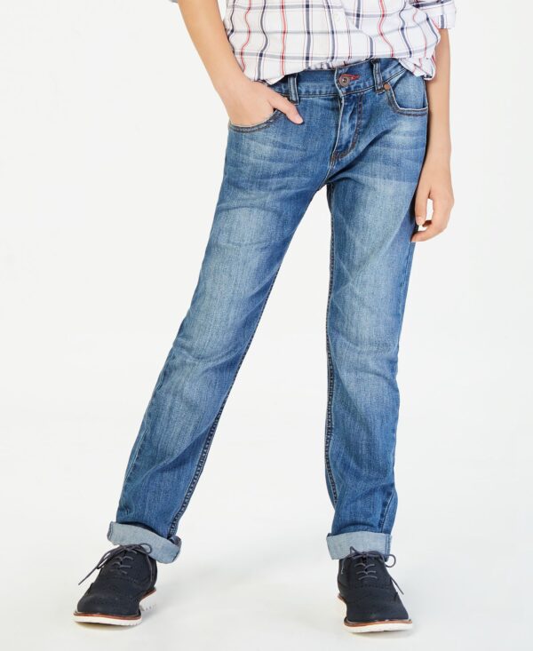 Big Boys Straight-Fit Stone Blue Jeans