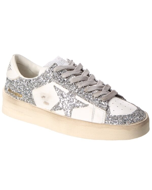 Stardan Glitter & Leather Sneaker