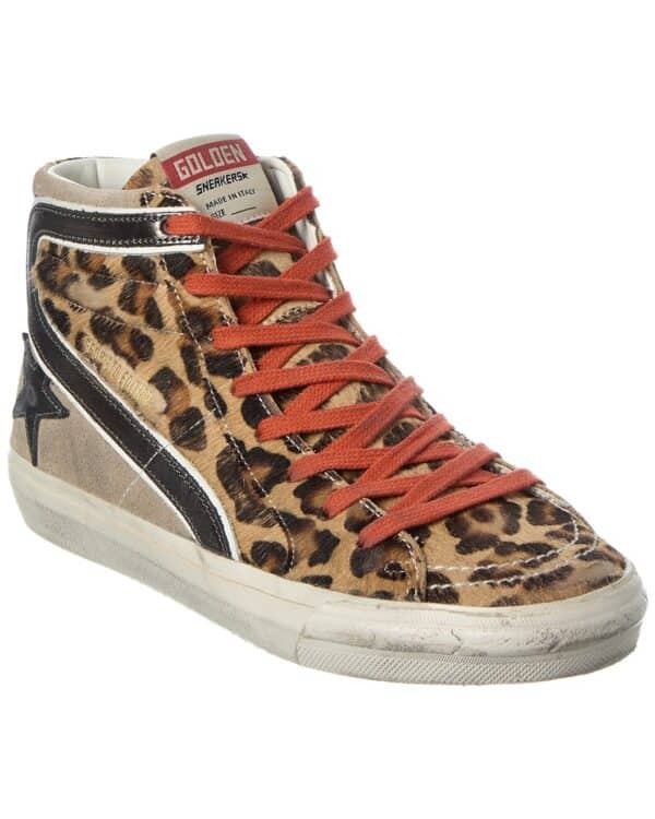 Slide Haircalf & Suede Sneaker