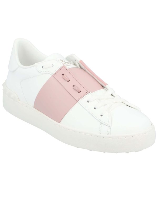 Women's Calfskin Leather Open Sneaker (Authentic Pre-Loved)
