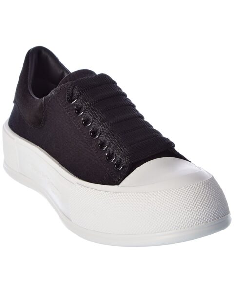 Deck Plimsoll Canvas & Suede Sneaker