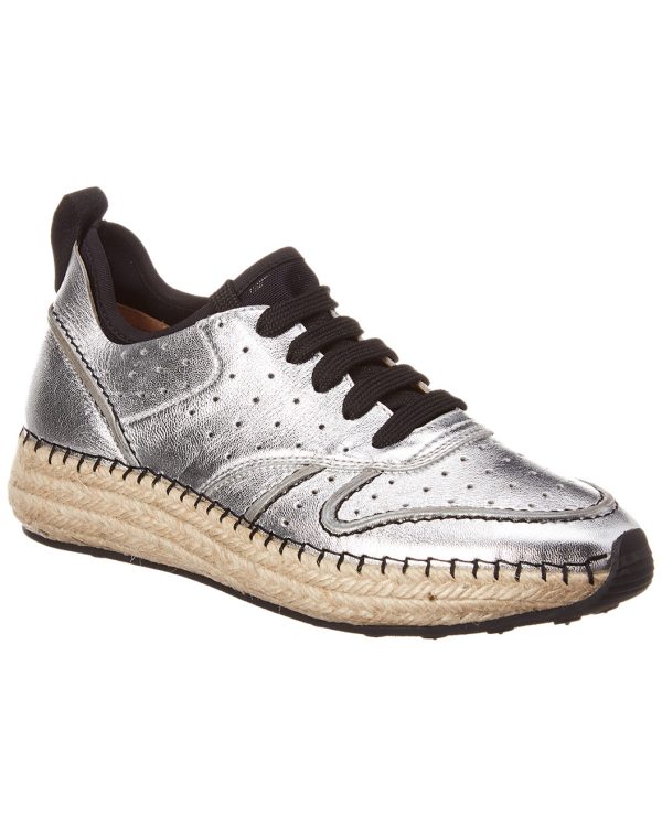 Leather Espadrille Sneaker