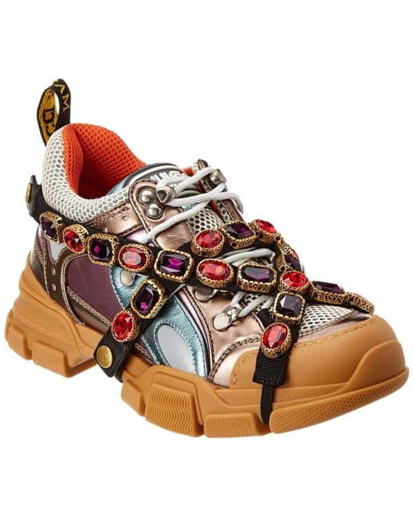 Flashtrek Leather & Mesh Sneaker