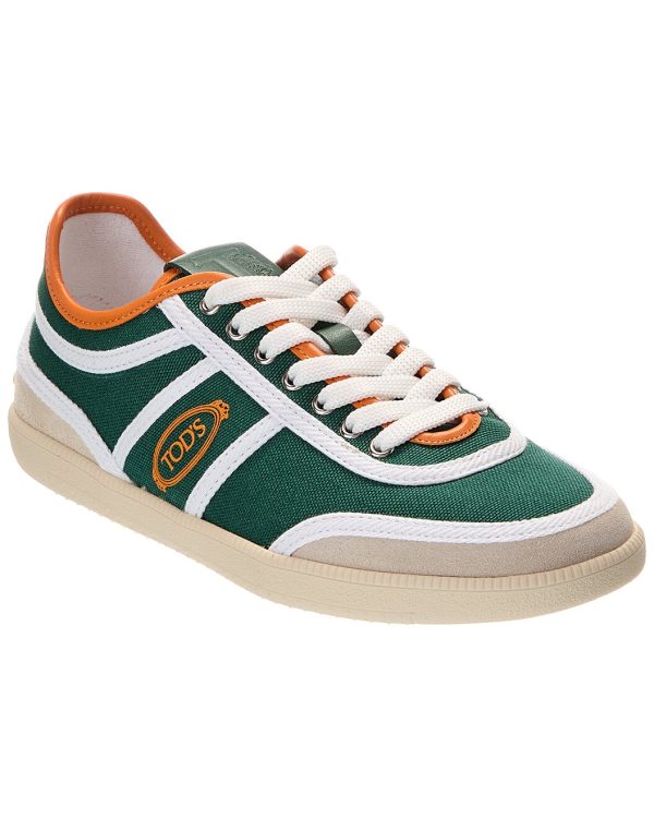 Cassette Canvas & Leather Sneaker