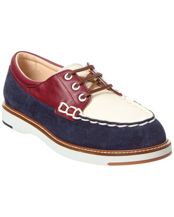 Leather & Suede Boat Shoe