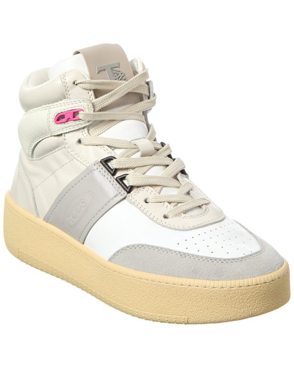 Cassetta Leather High-Top Sneaker