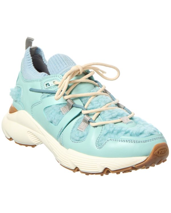 Sportivo Runner Shearling & Leather Sneaker