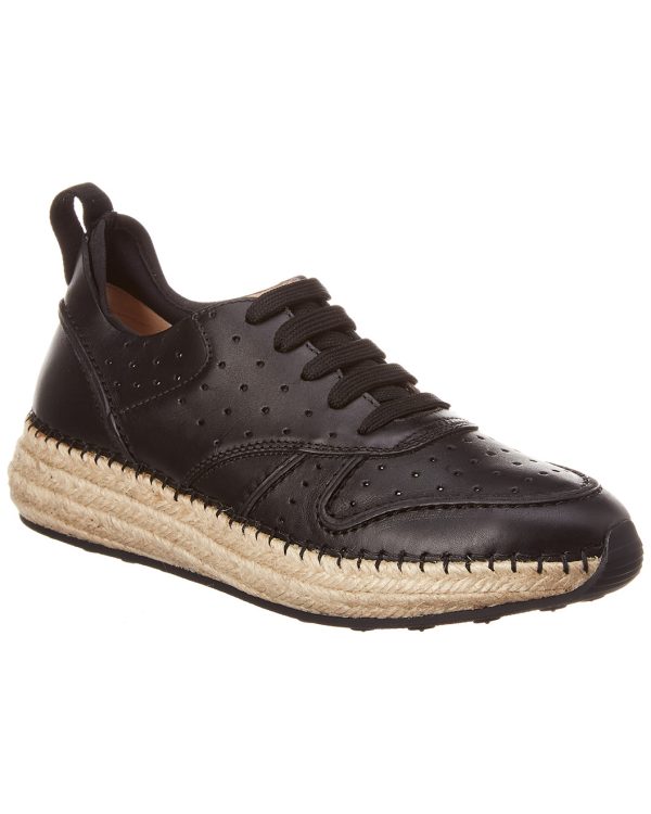 Leather Espadrille Sneaker
