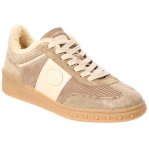 VLogo Velvet & Suede Sneaker