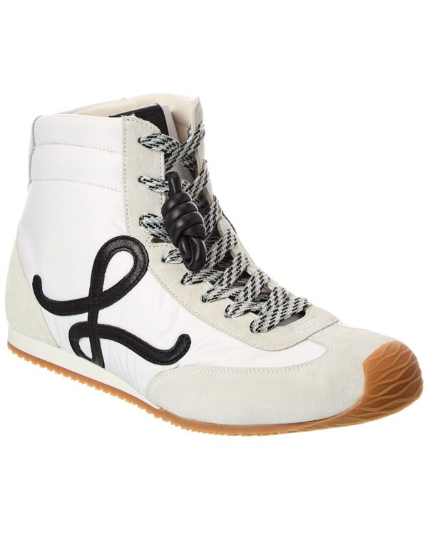 Ballet Runner 2.0 Nylon & Leather High-Top Sneaker