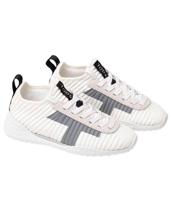 Ribbed Leather Sneaker