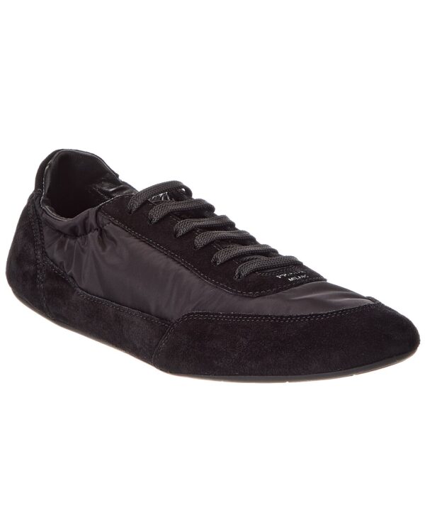 Collapse Nylon & Suede Sneaker
