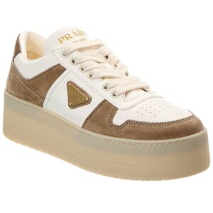 Downtown Suede & Leather Platform Sneaker