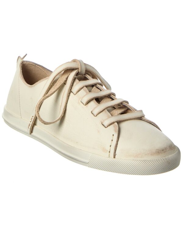 Antiqued Leather Sneaker