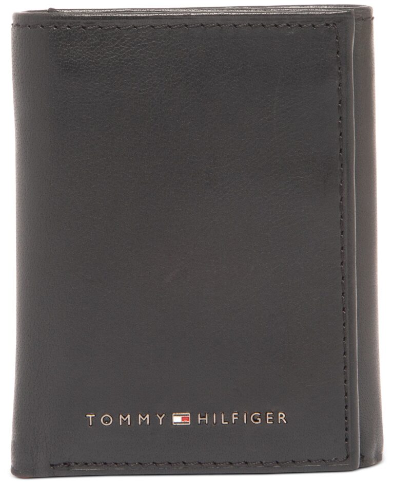Men's Leather Trifold Wallet Collection