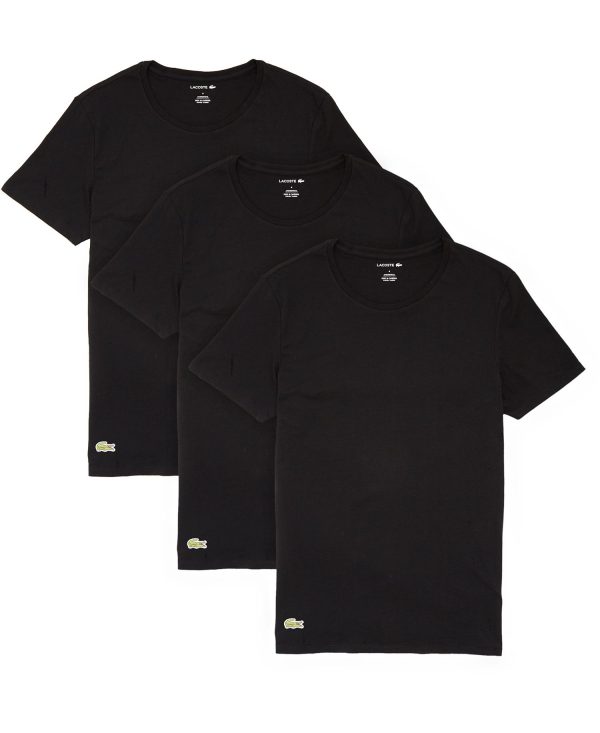 Men's 3-Pack Regular Fit Crew Neck Cotton Undershirts