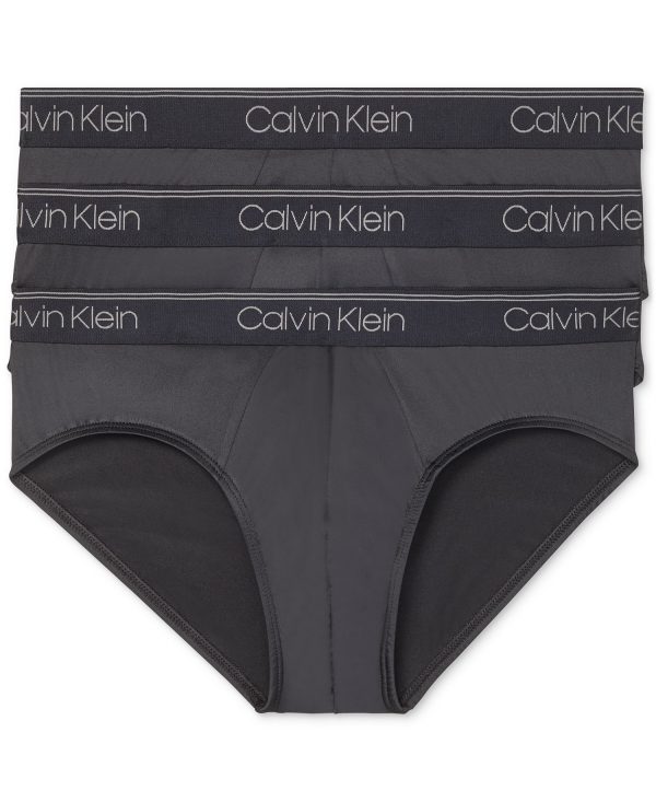 Men's 3-Pack Microfiber Stretch Low-Rise Briefs Underwear