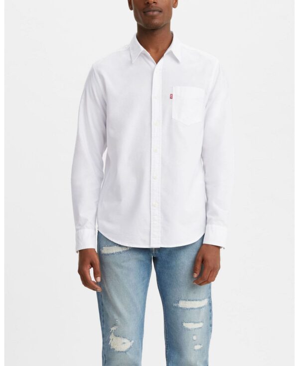 Men's Classic Pocket Regular-Fit Long-Sleeve Shirt