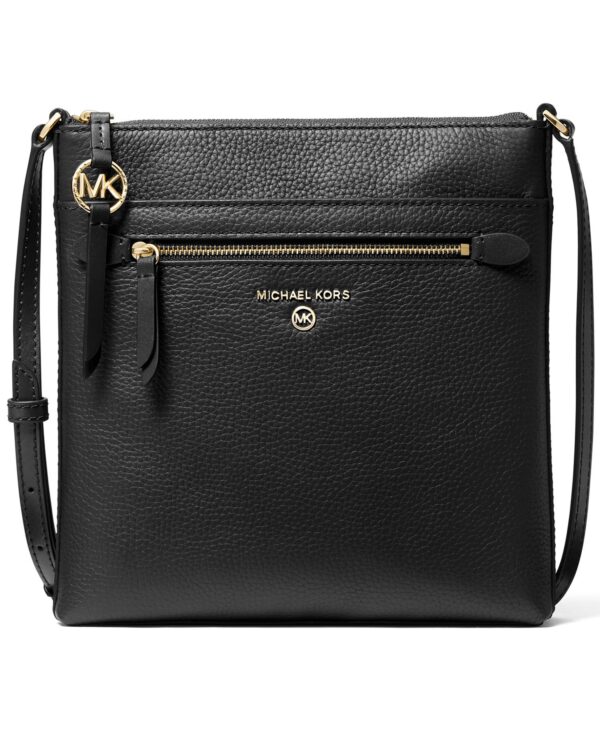 Michael Kors Jet Set Charm Leather Small North South Flat Crossbody Bag