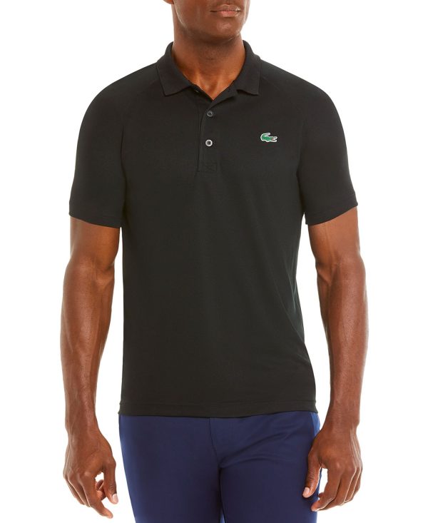 Men's Breathable Run-Resistant Interlock Polo Shirt