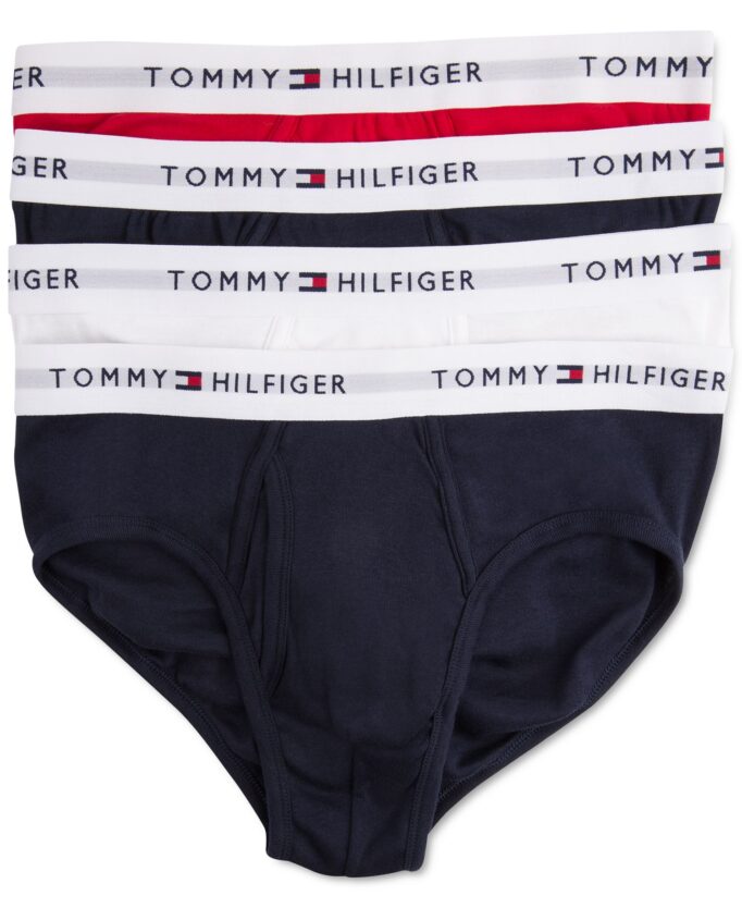 Men's 4-Pack Classic Cotton Moisture-Wicking Briefs