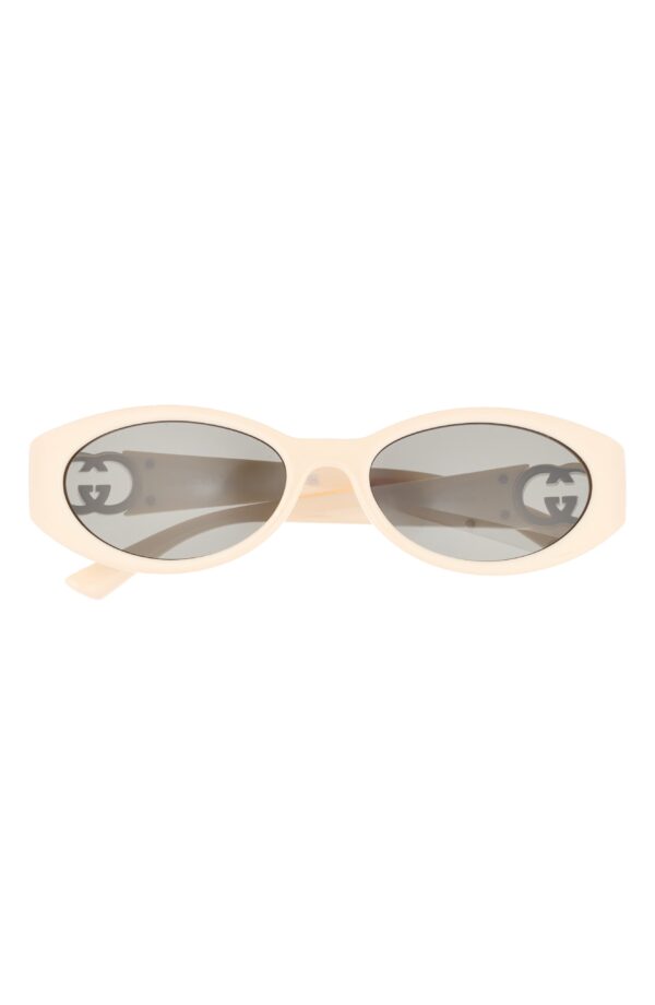 56mm Oval Sunglasses