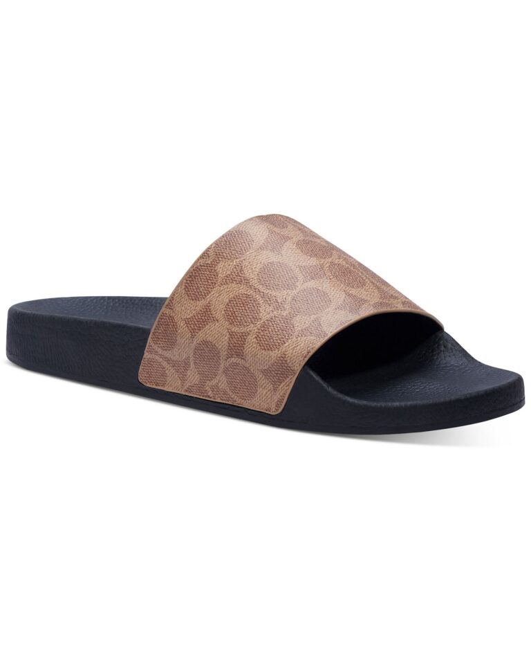 Men's Signature Coated Canvas Pool Slide