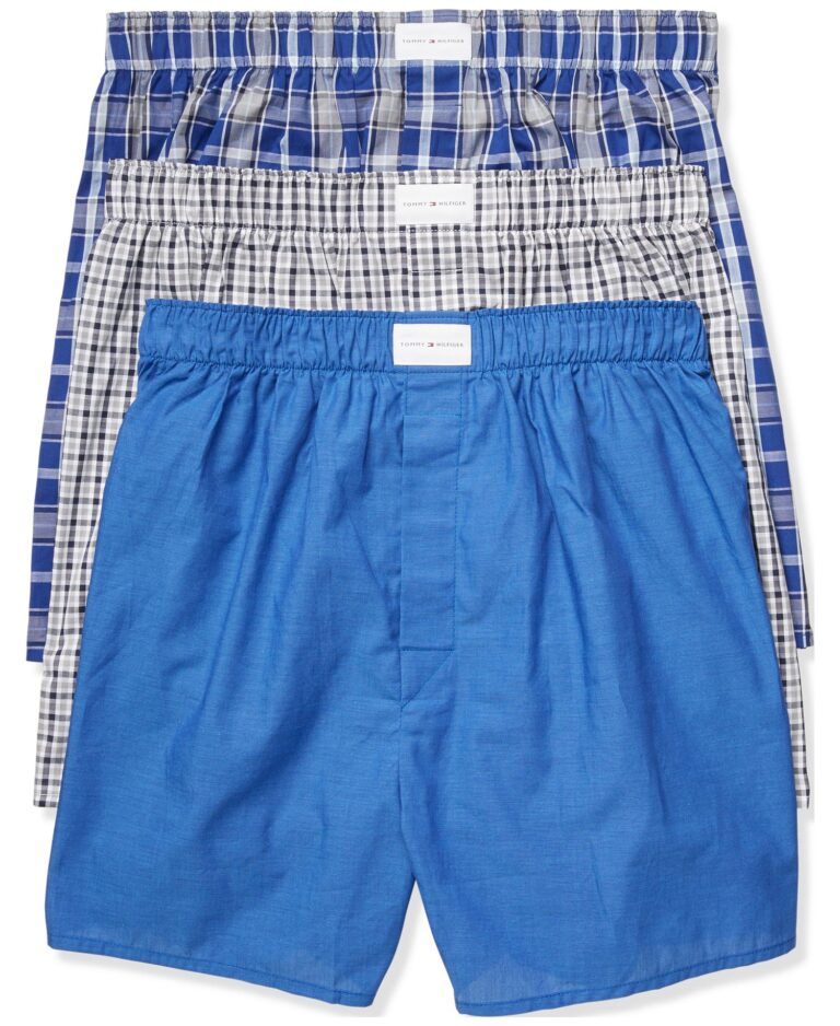 Men's 3-Pack Classic Printed Cotton Poplin Boxers
