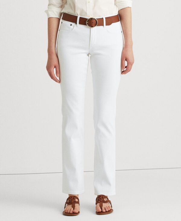 Petite Mid-Rise Straight Jean