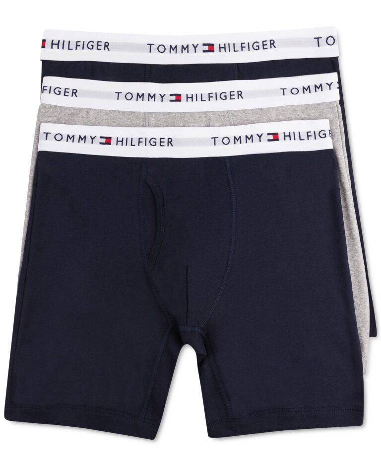 Men's 3-Pack Classic Cotton Boxer Briefs
