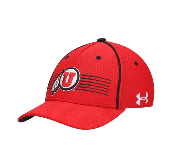 Big Boys Red Utah Utes Blitzing Accent Performance Adjustable Hat