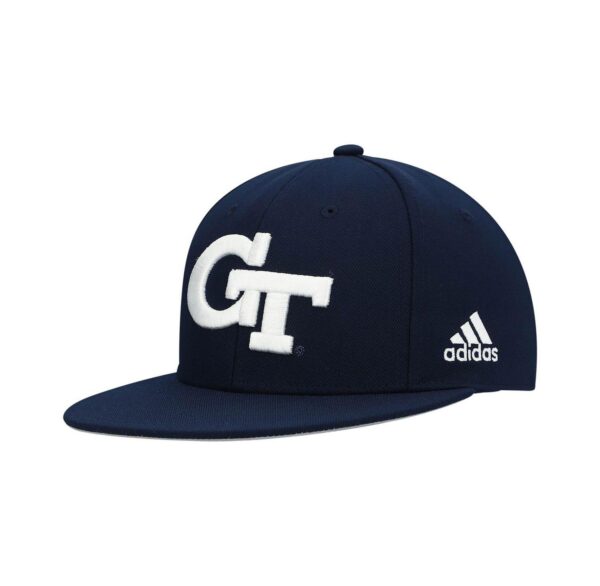 Men's Navy Georgia Tech Yellow Jackets Logo On-Field Baseball Fitted Hat