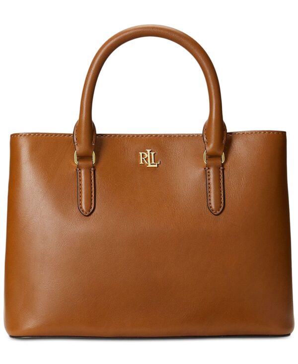 Leather Small Marcy 26 Satchel Bag