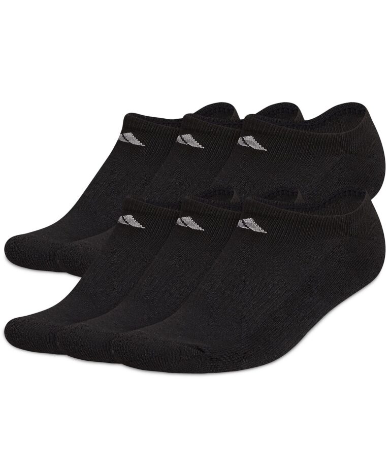 Women's 6-Pk. Athletic Cushioned No-Show Socks