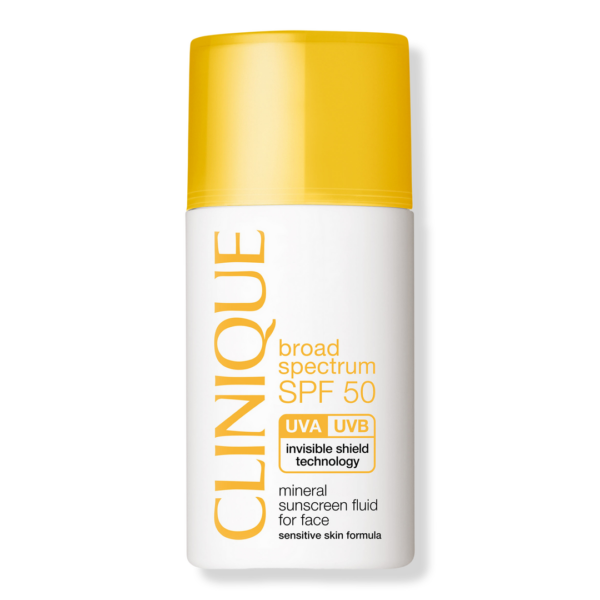 Broad Spectrum SPF 50 Mineral Sunscreen Fluid For Face