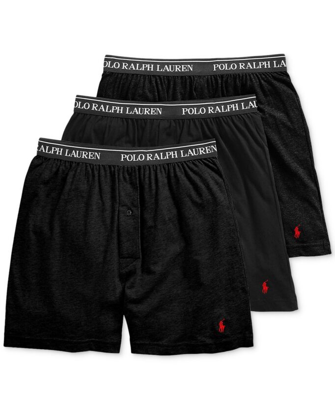 Men's 3-Pack Cotton Classic Knit Boxers