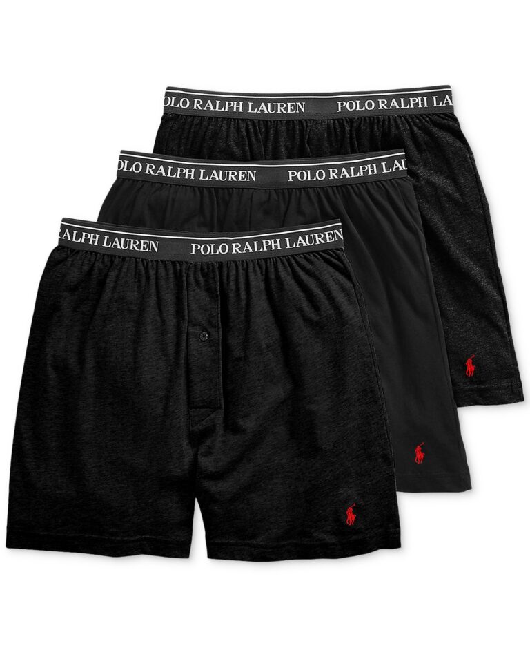 Men's 3-Pack Cotton Classic Knit Boxers