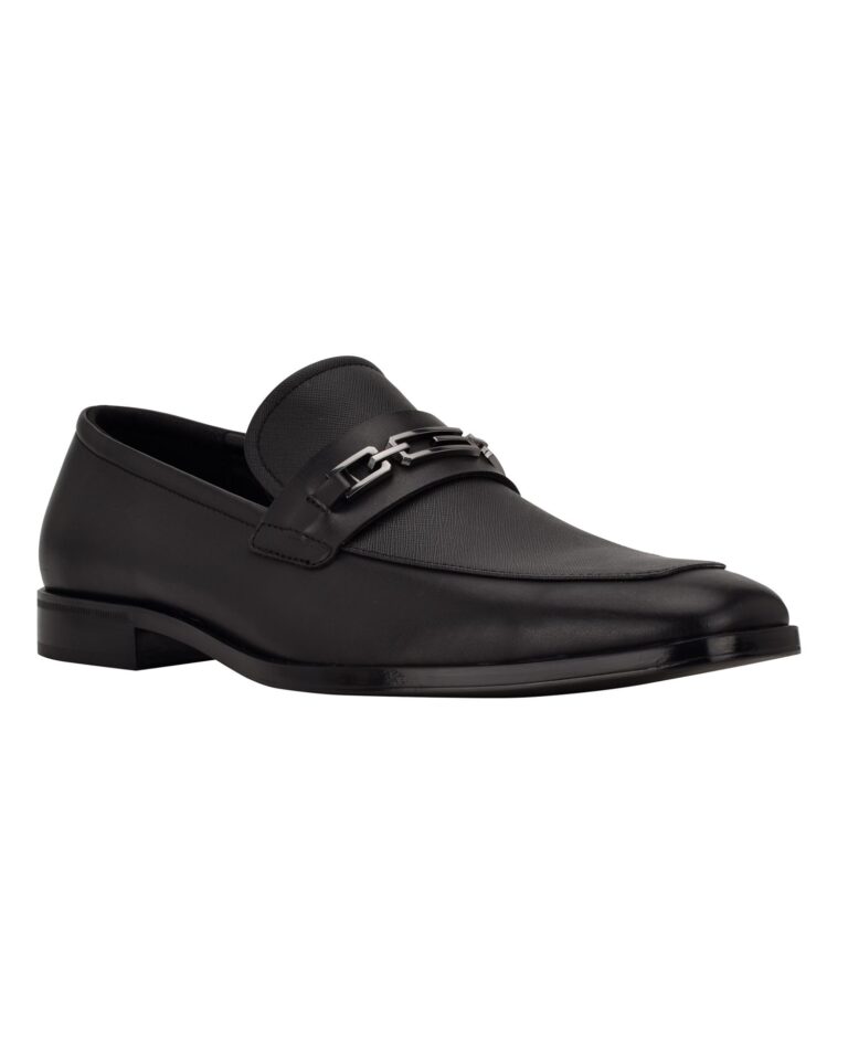 Men's Hendo Square-Toe Slip-On Dress Loafers