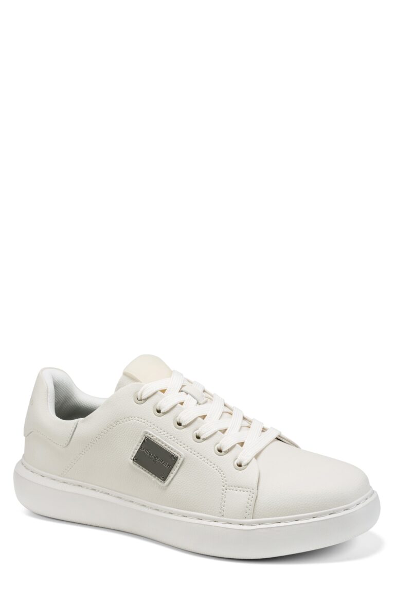 Side Logo Plate Sneaker (Men)