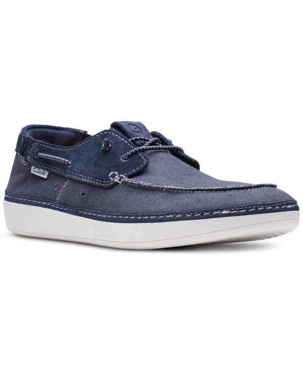 Men's Higley Tie Slip-On Canvas Boat Shoes