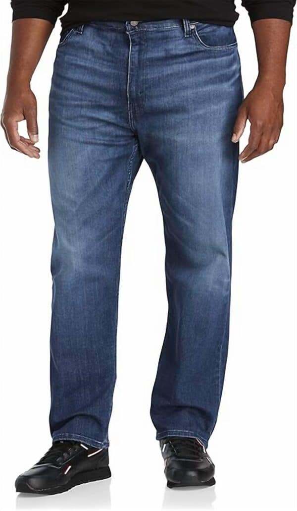 men’s 502 regular taper fit jean in blue