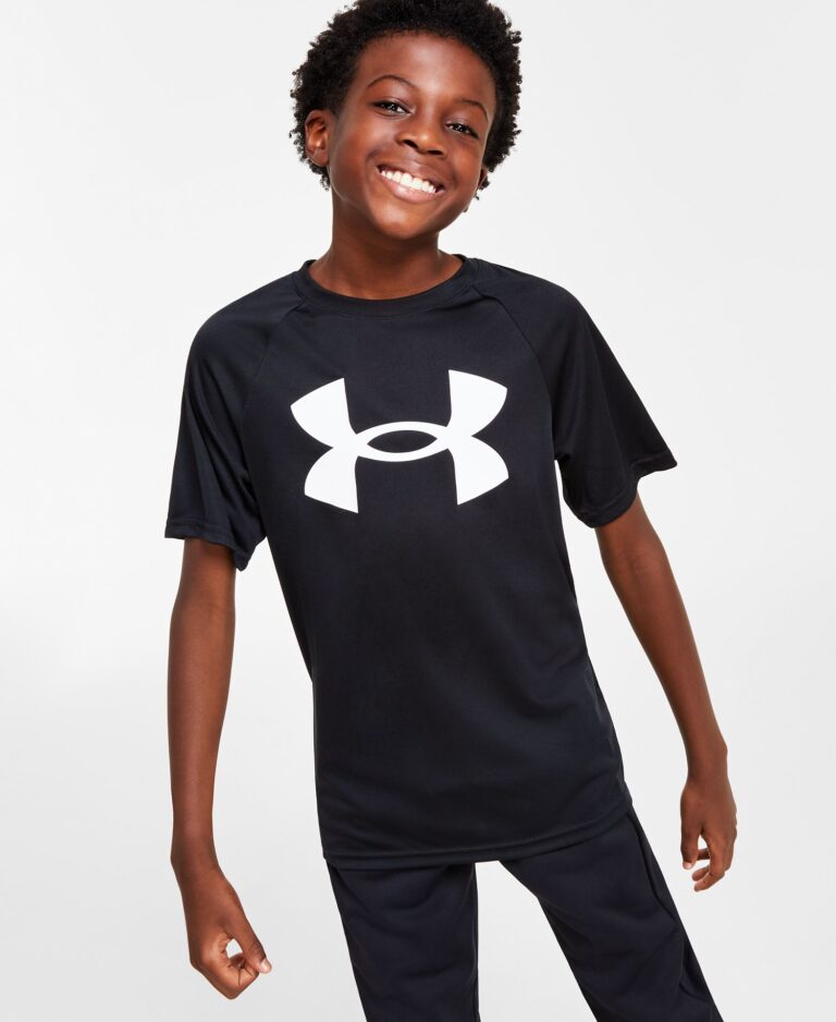 Boys' 7-20 Tech Big Logo Short-Sleeve T-Shirt