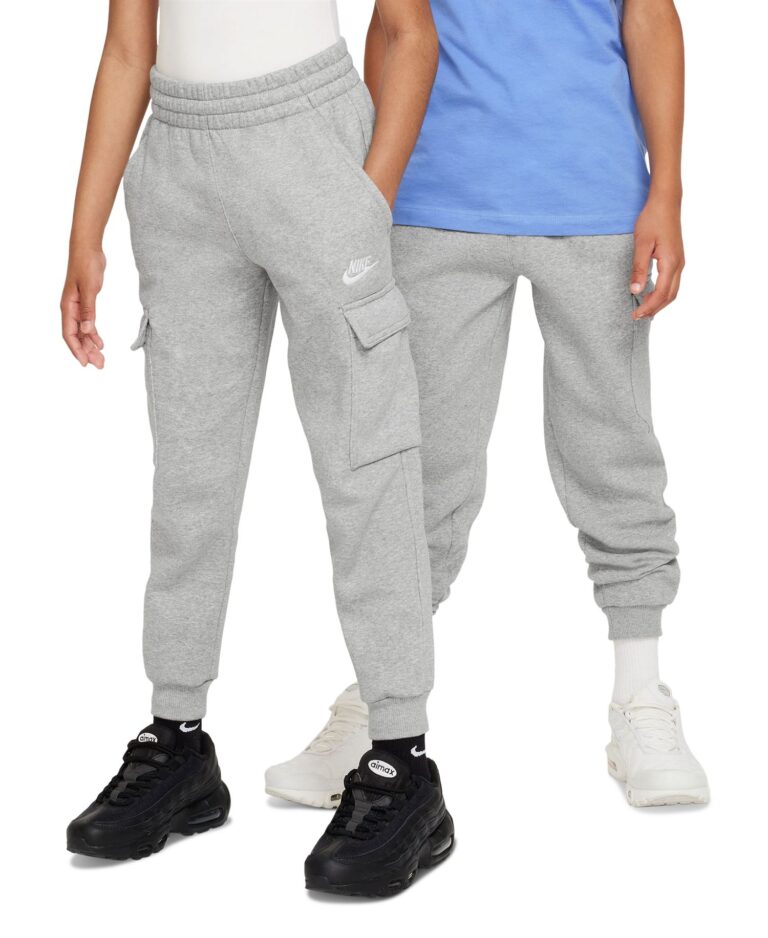 Boys and Girls 8-10 Sportswear Club Fleece Cargo Pants